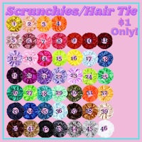 scrunchies hair tie